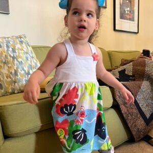 Tuc Tuc - Beach Theme Floral Girl Dress